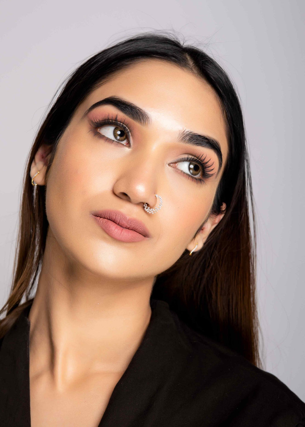 Scattered Diamond Nose Ring