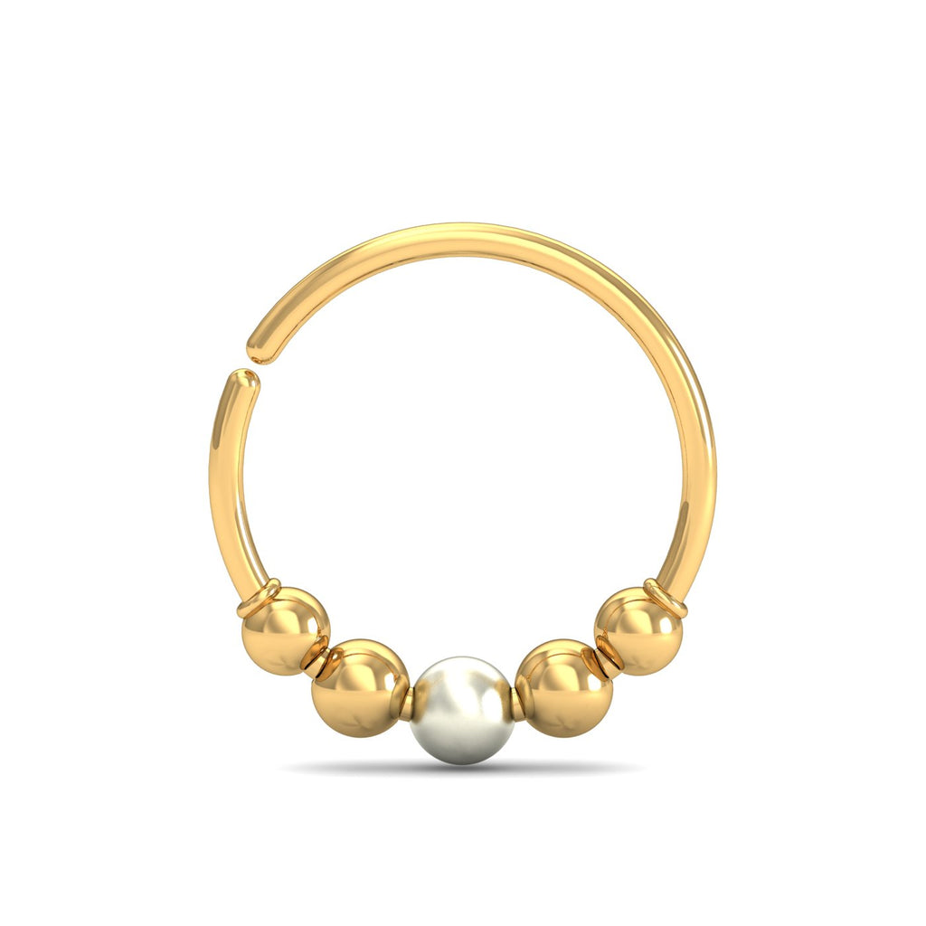 Five Pt Beaded Nose Ring