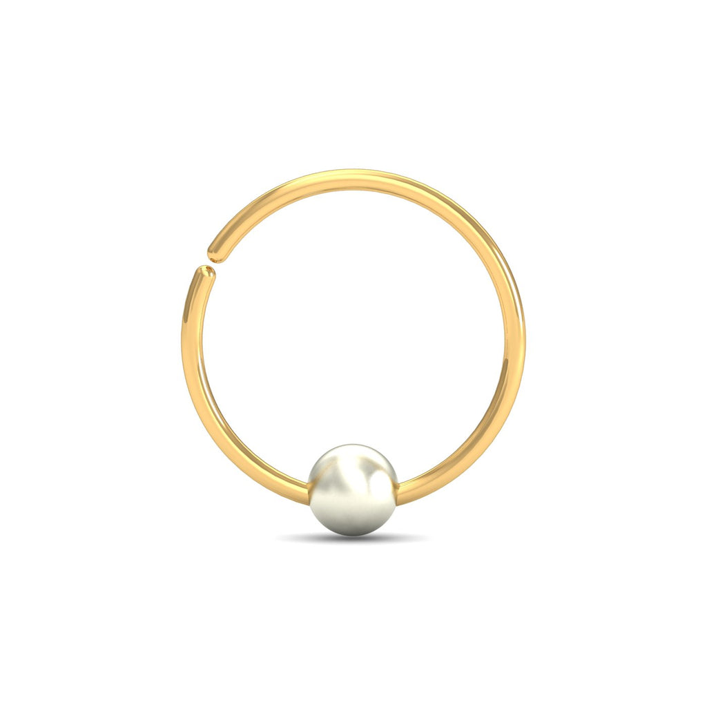 Pearl Bead Basic Nose Ring