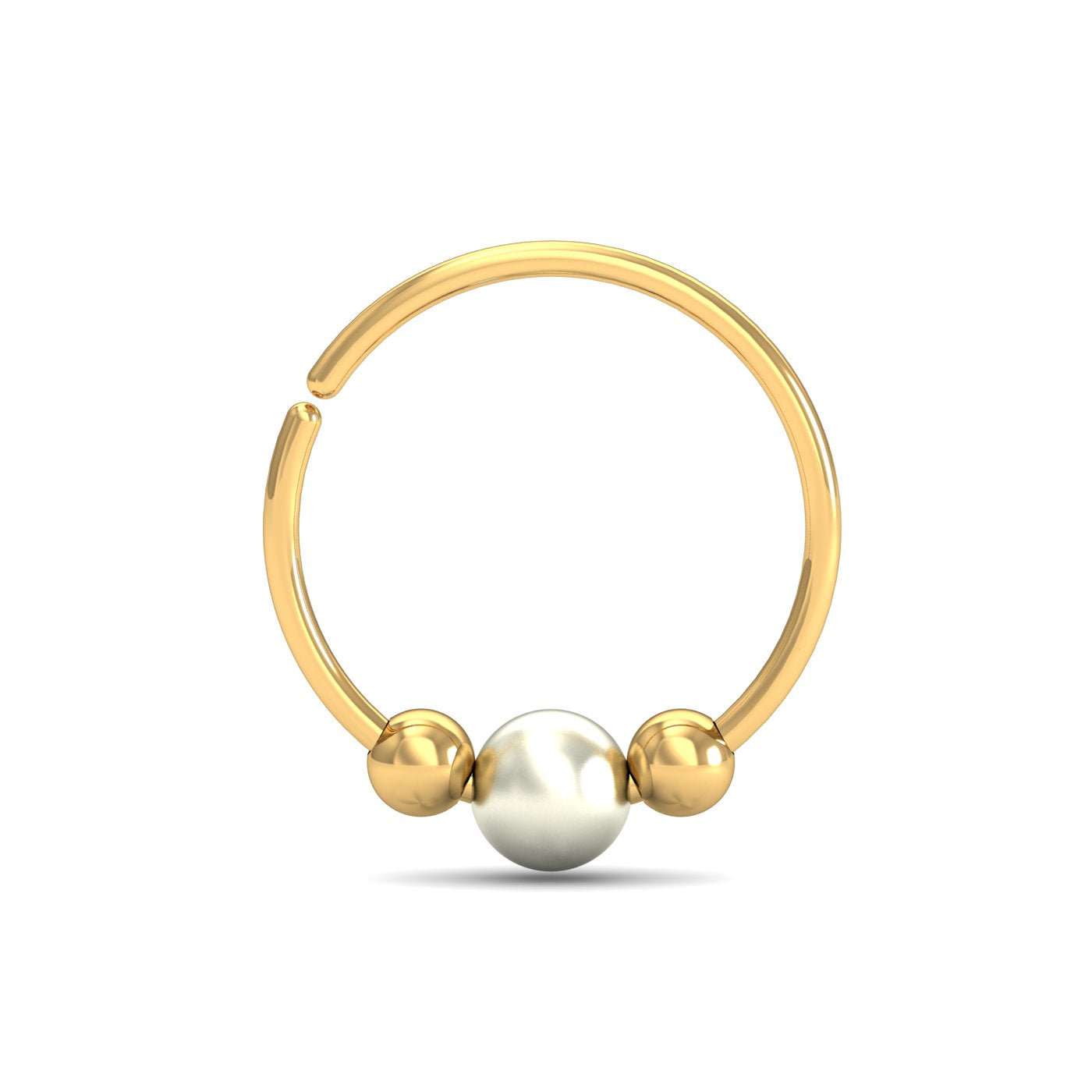 Fine Pearl Nose Ring