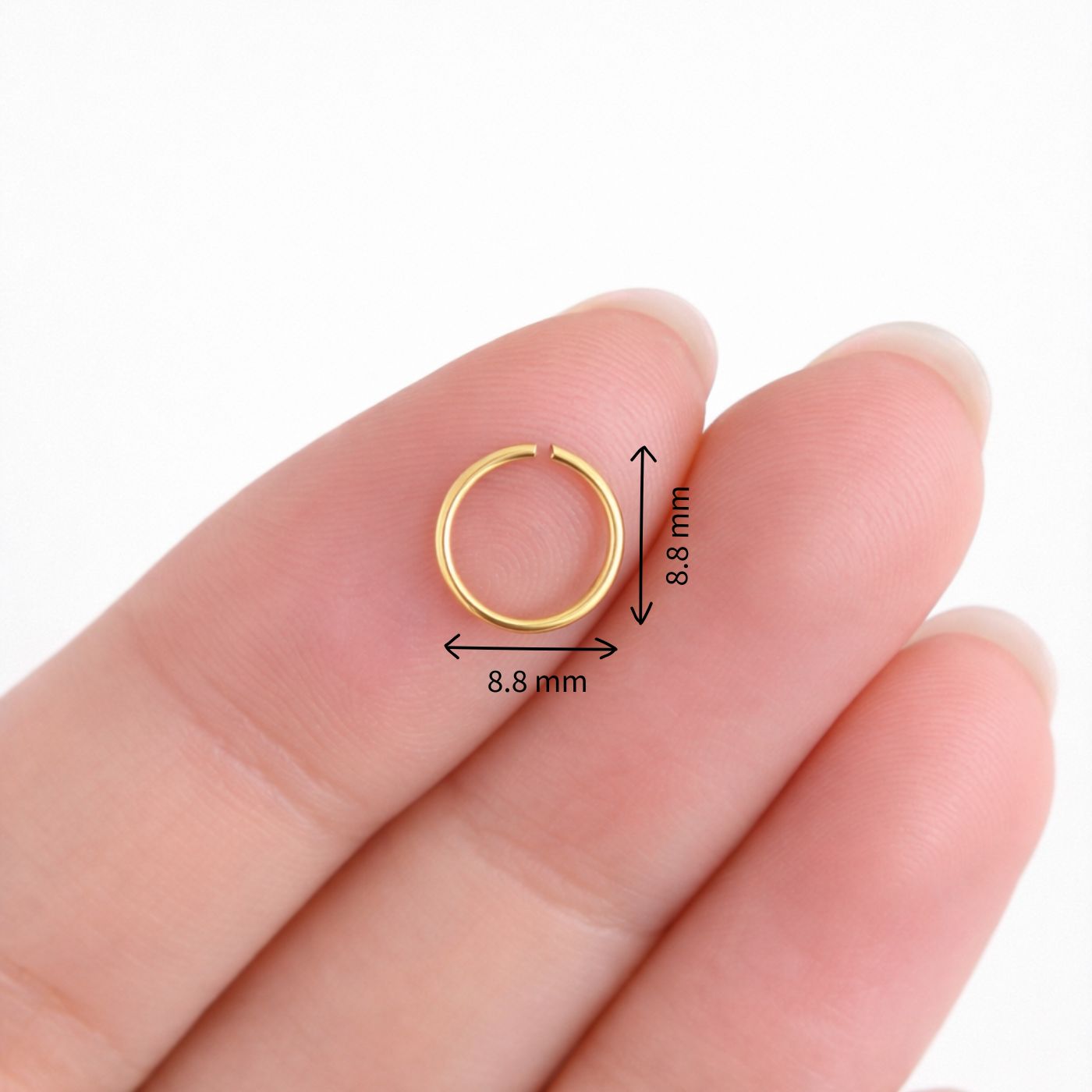 Basic Unbeaded Nose Hoop