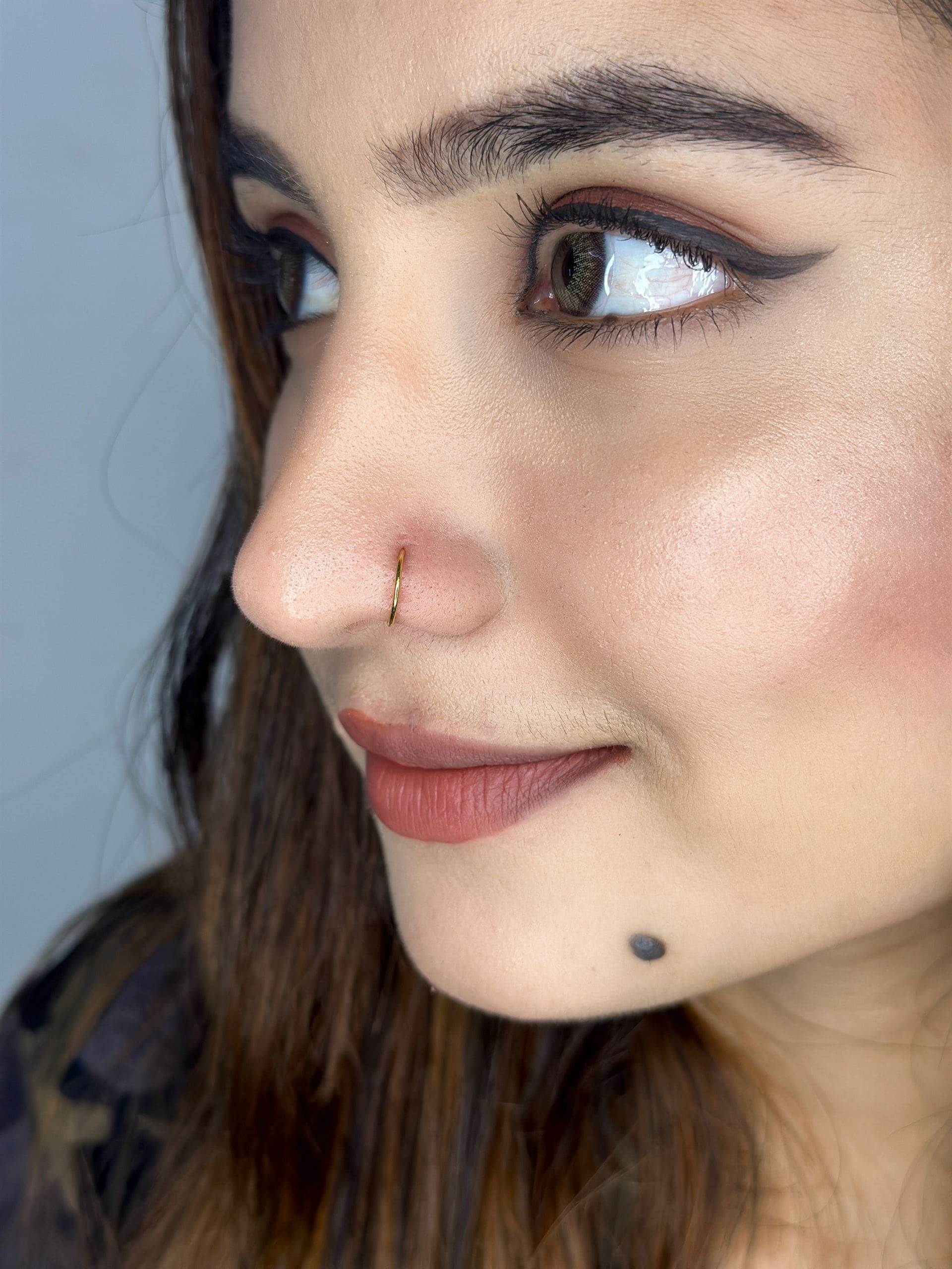 Basic Unbeaded Nose Hoop