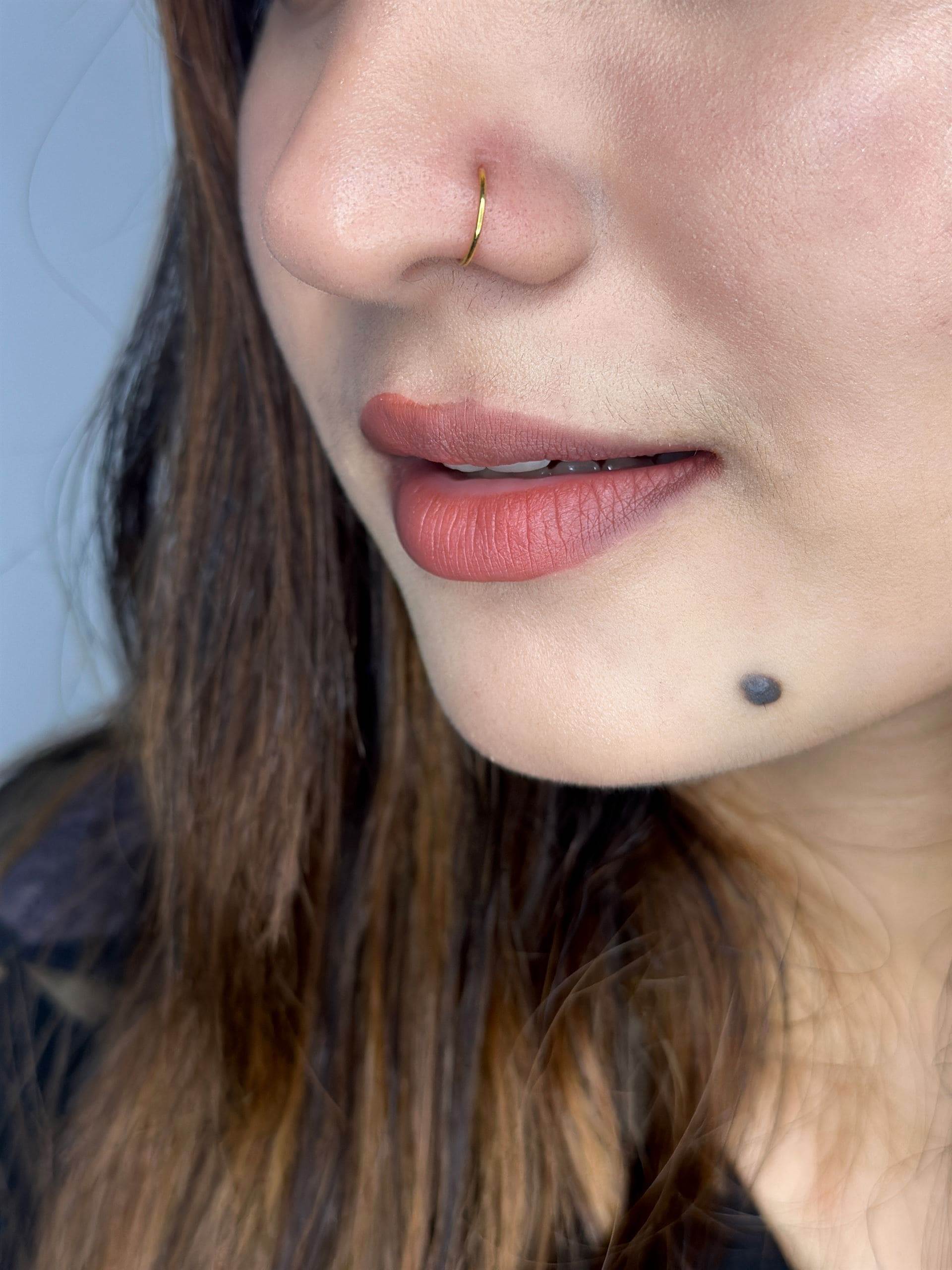 Basic Unbeaded Nose Hoop