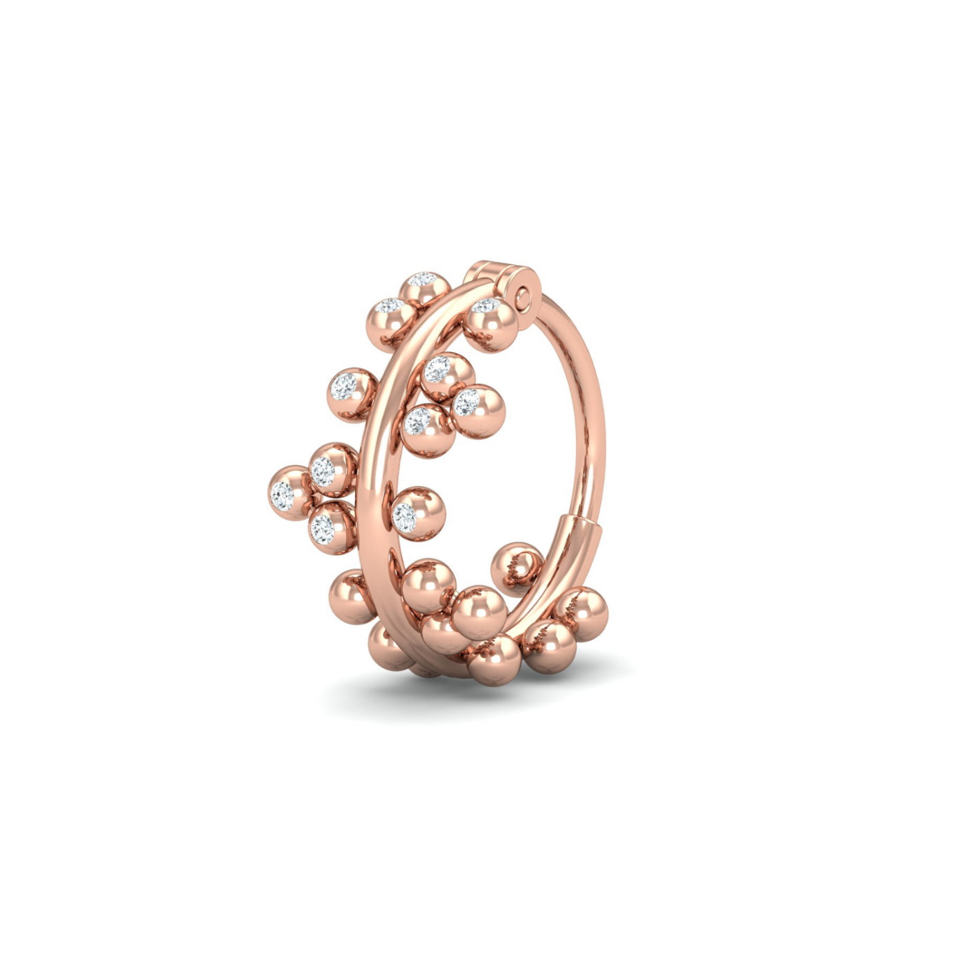 Bubbles Diamond Nose Ring