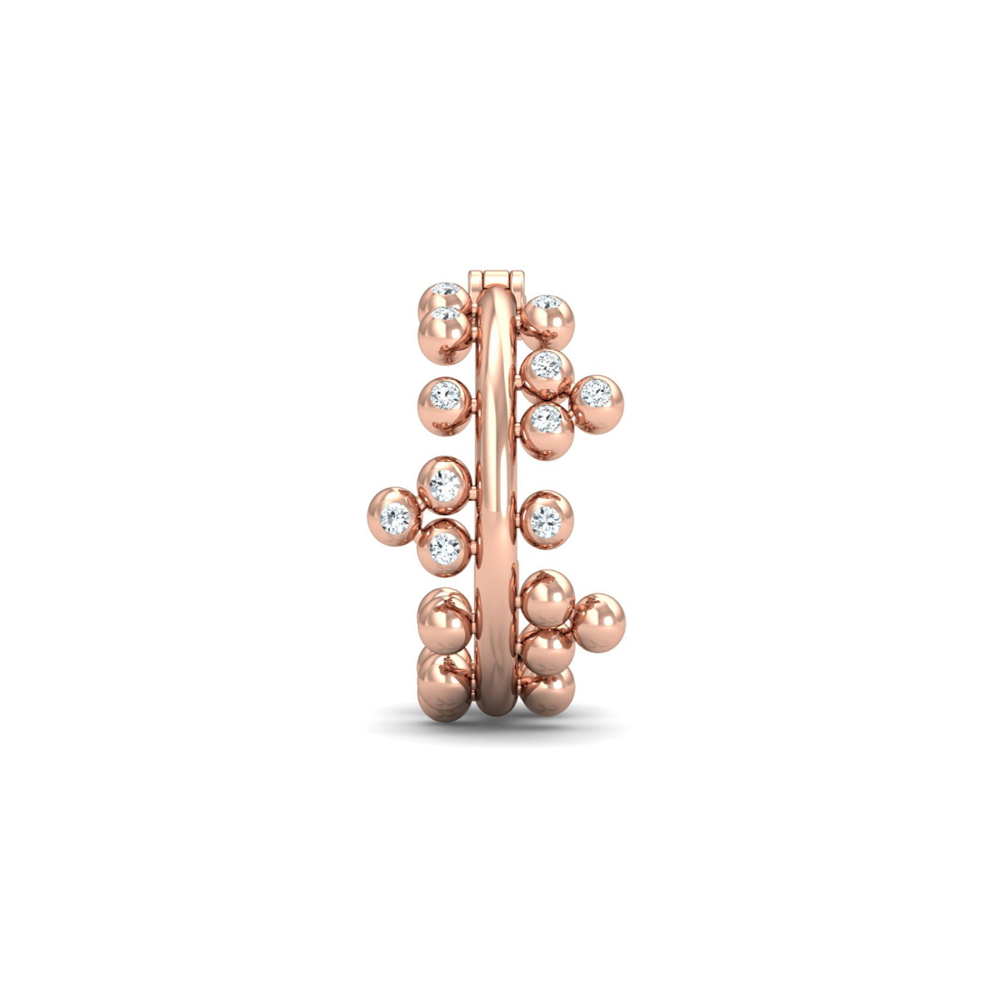 Bubbles Diamond Nose Ring