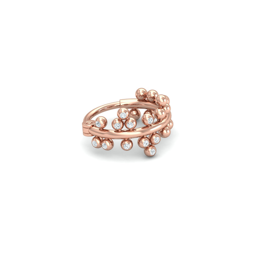 Bubbles Diamond Nose Ring