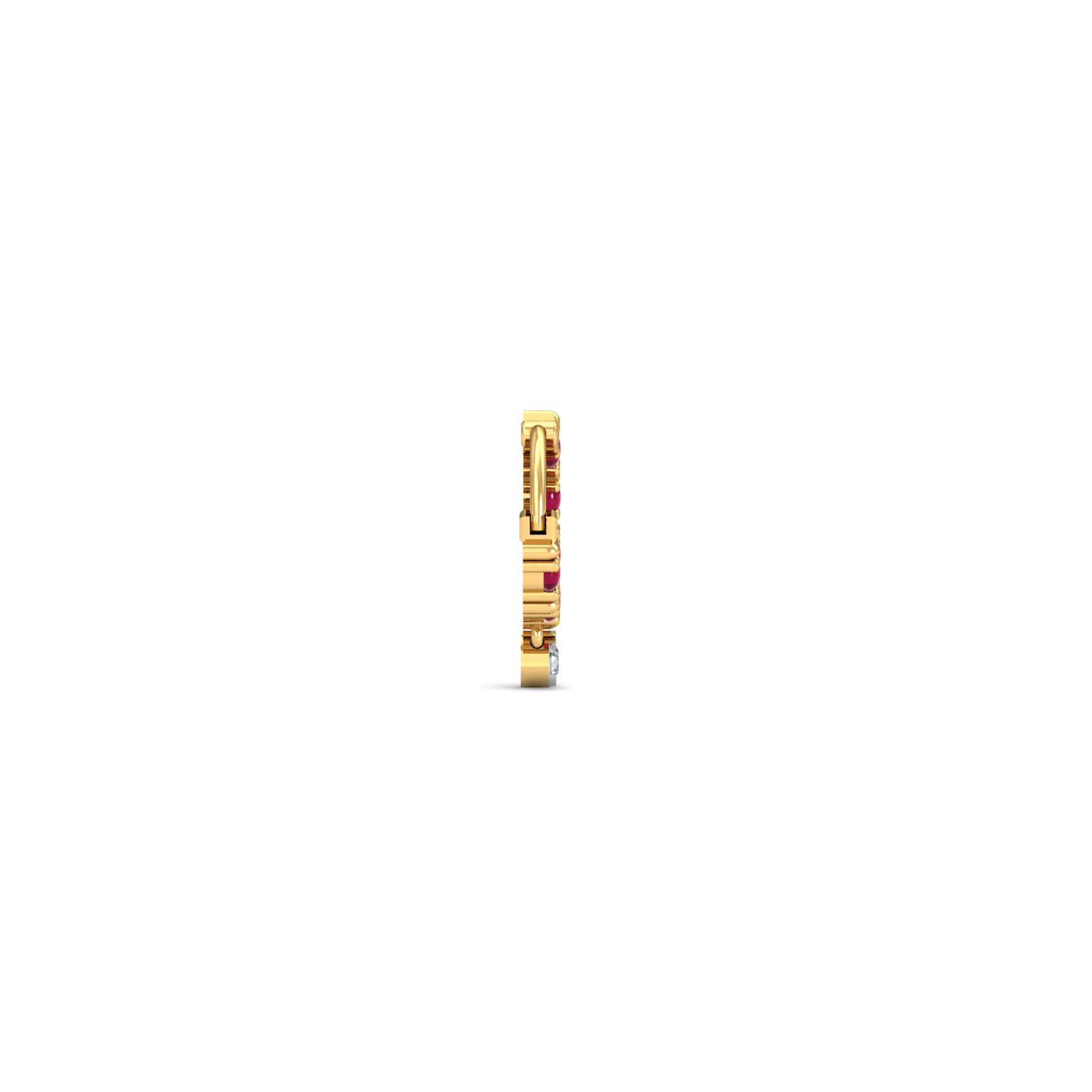 Kantha Ruby Nose Ring