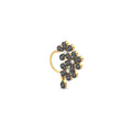 Misham Black Nose Ring (Left Side)