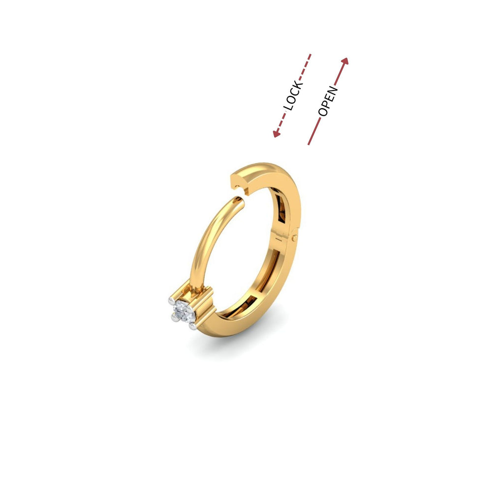 Solo Diamond Nose Ring