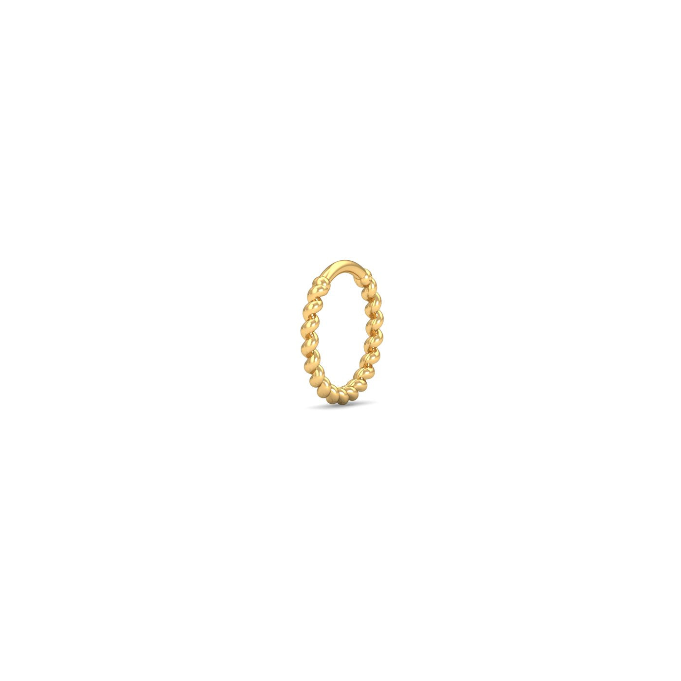 Twisted Gold Nose Ring