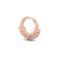 Rosy Leaf Septum Ring