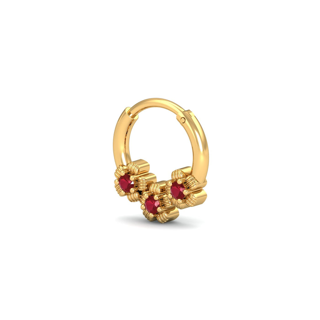 Scarlet Red Septum Ring