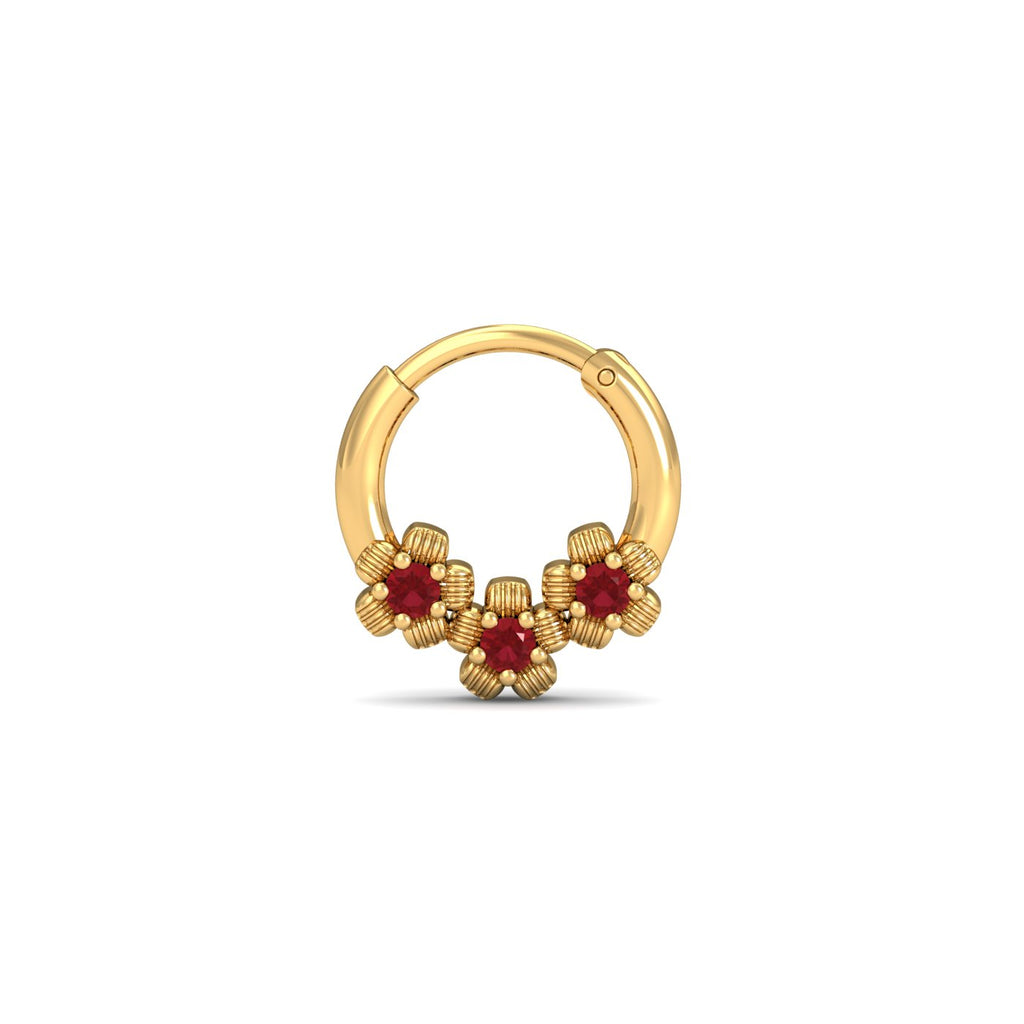 Scarlet Red Septum Ring