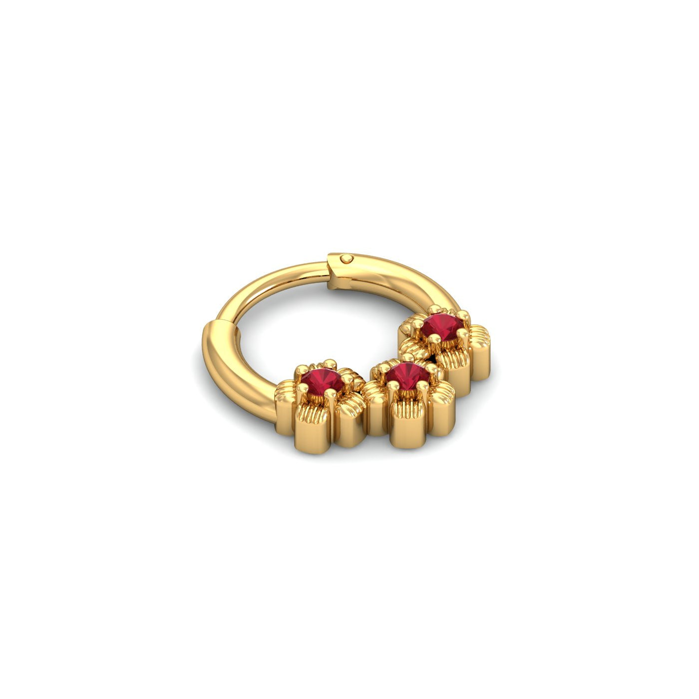 Scarlet Red Septum Ring