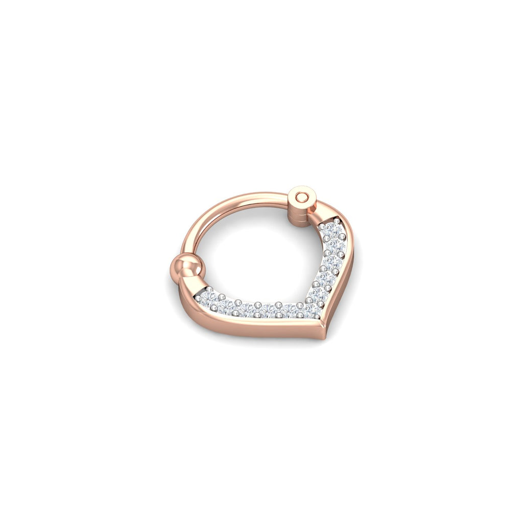 Trendy Rose Septum Ring