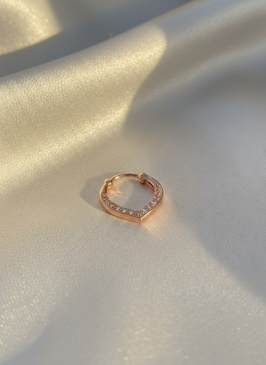 Trendy Rose Septum Ring