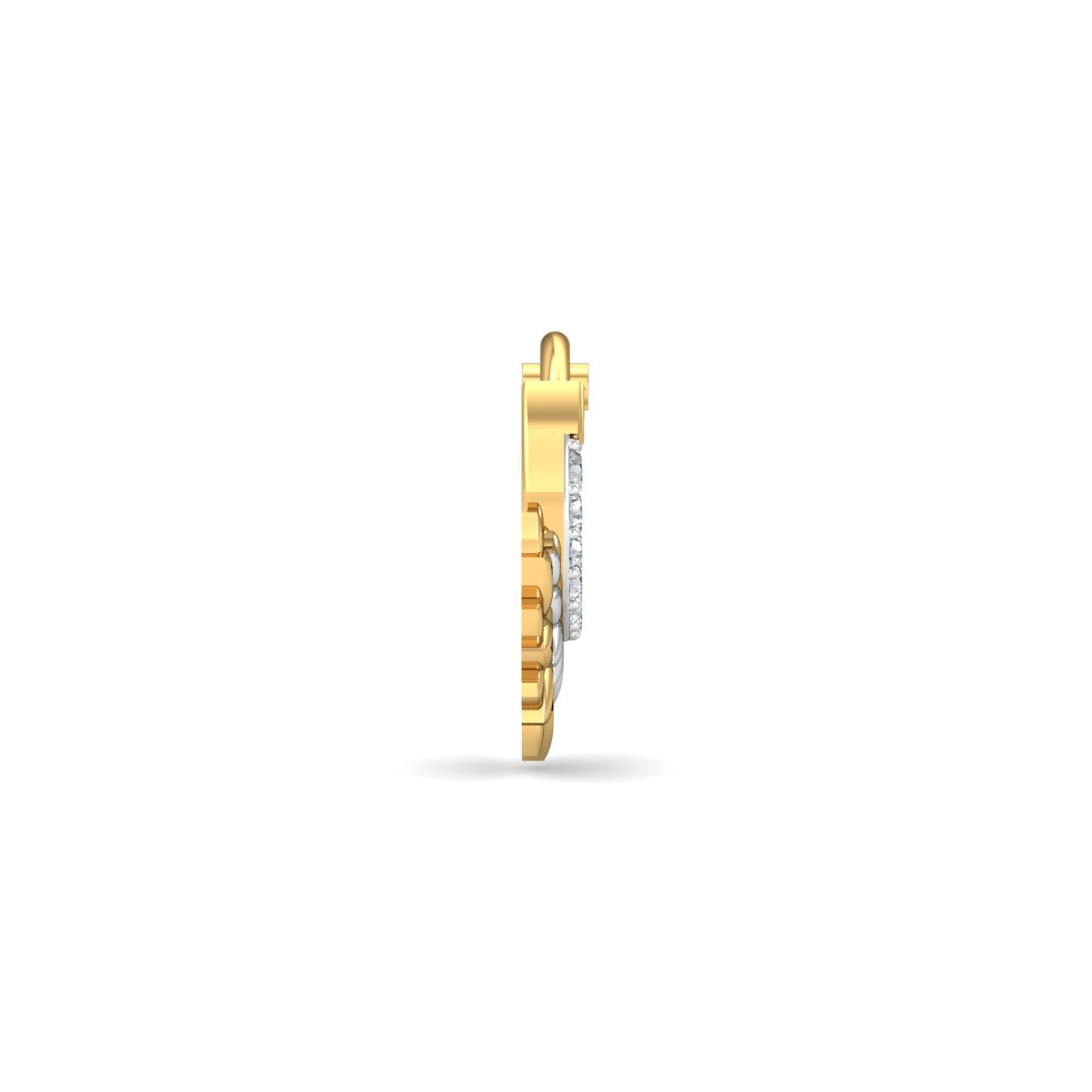 Leafy Gold Septum Ring