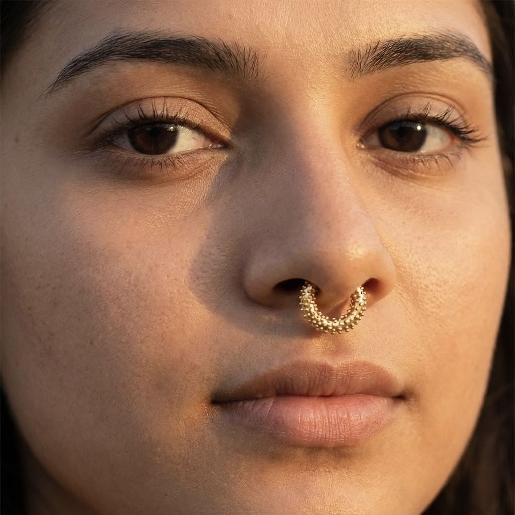 Buzzy Gold Septum Ring