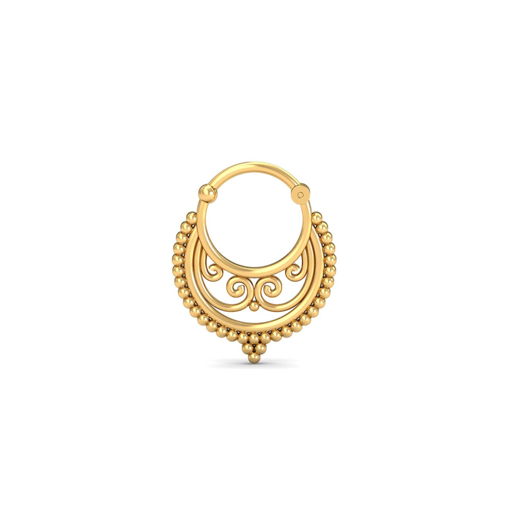 Tribal Gold Septum Ring