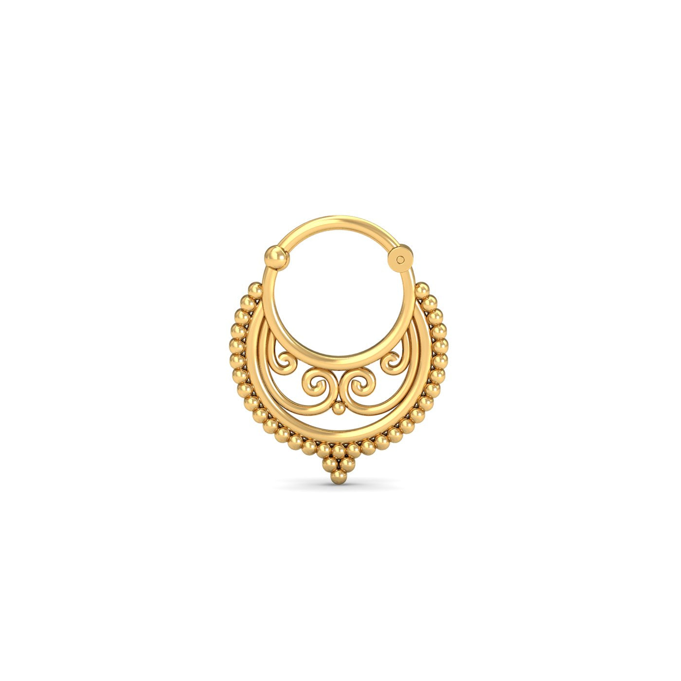 Tribal Gold Septum Ring