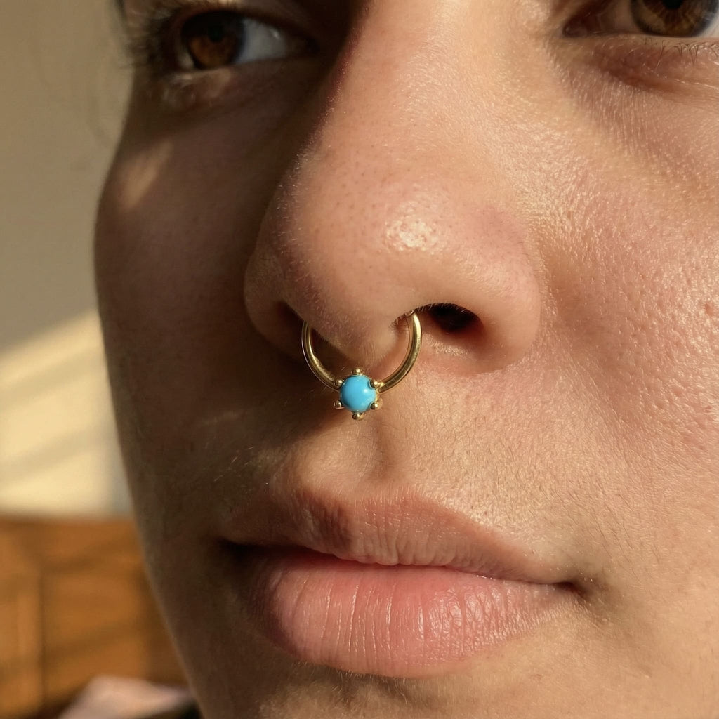 Turquoise Septum Ring