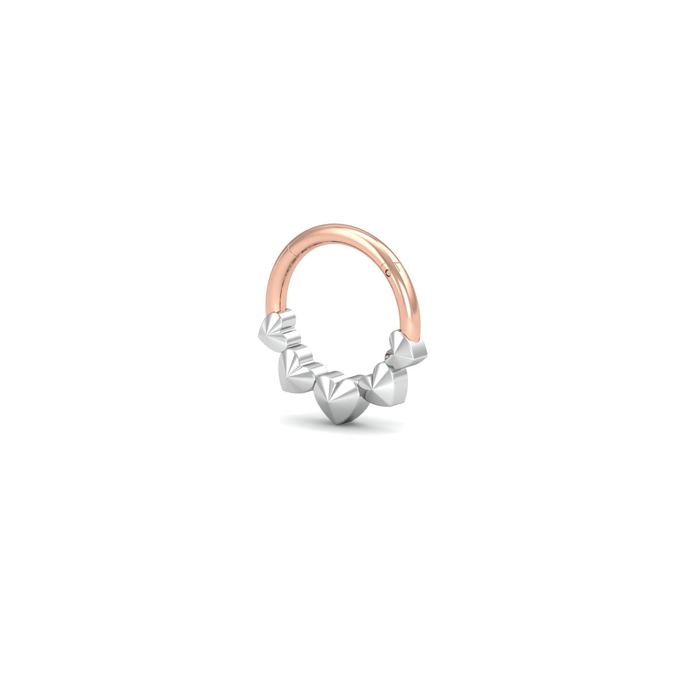 Hearts Septum Ring