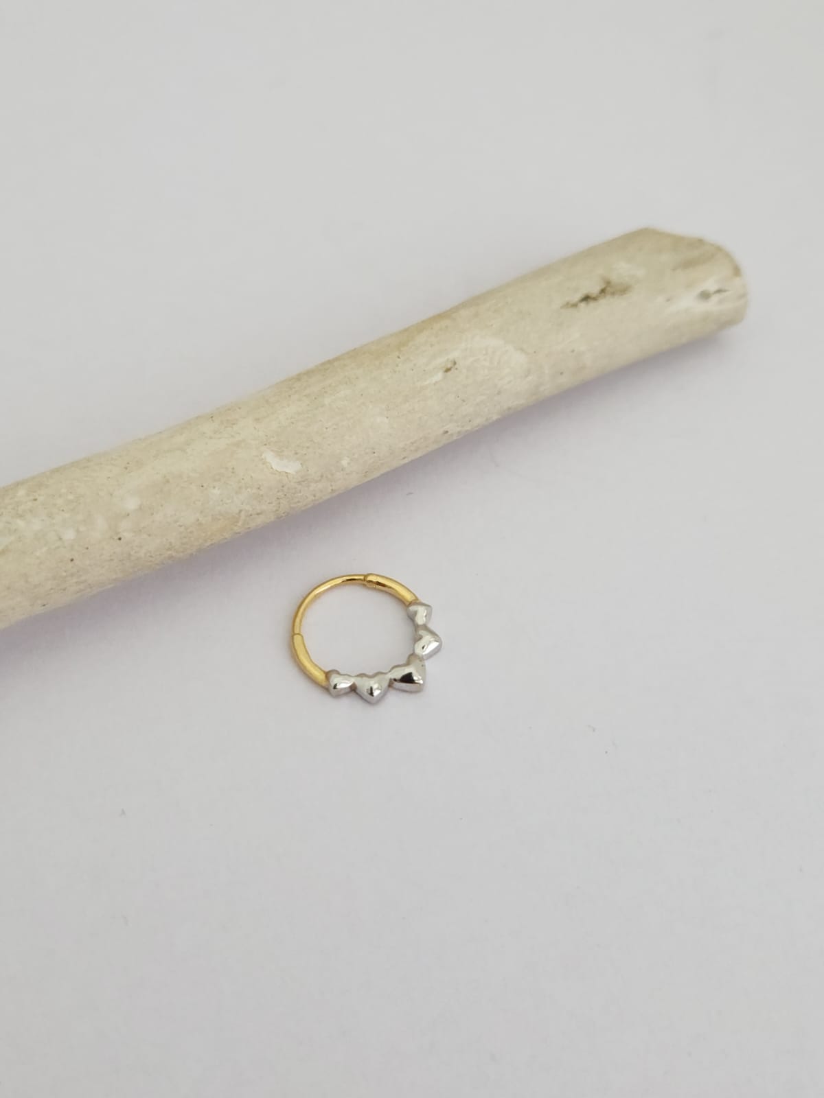 Hearts Septum Ring