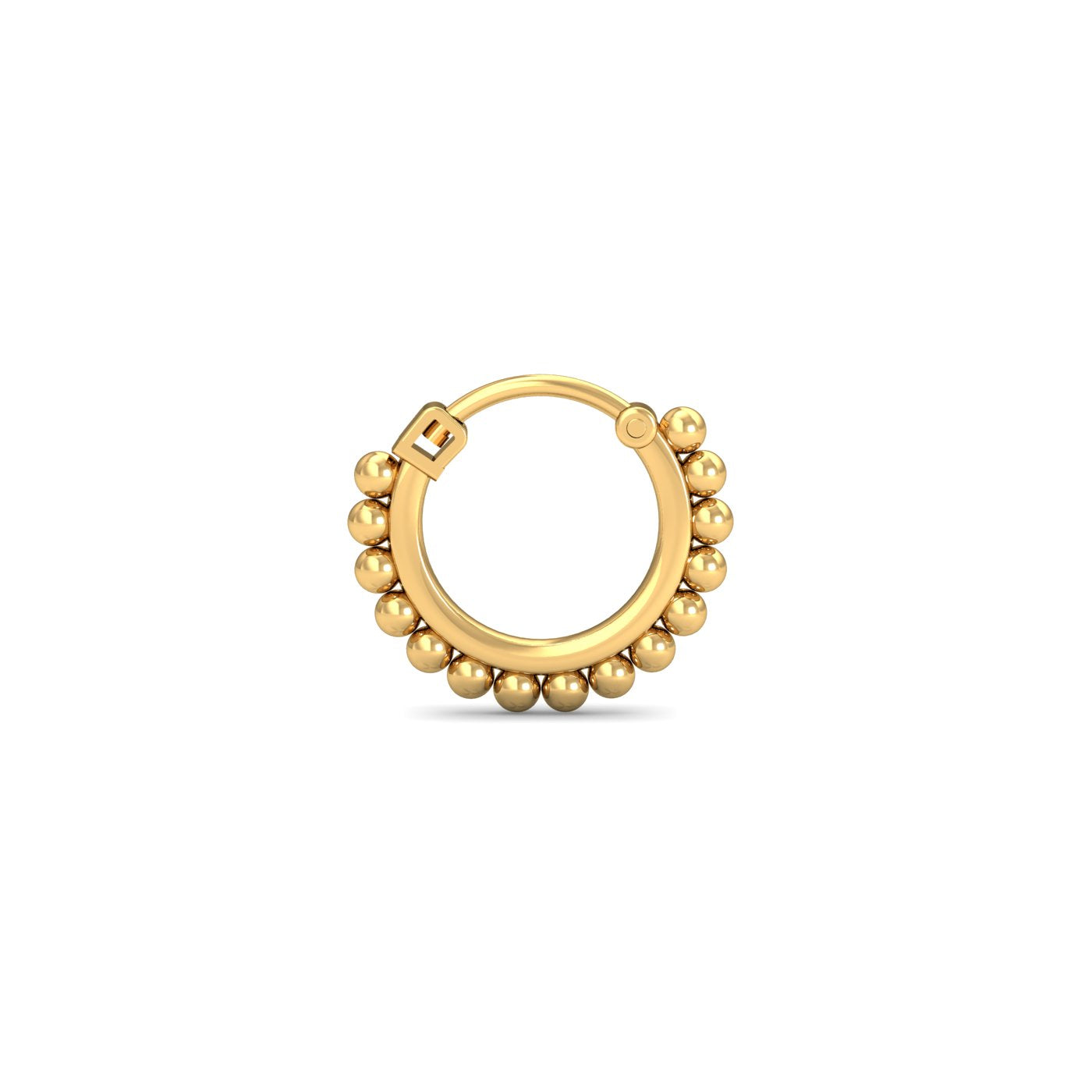 Gold Beads Septum Ring