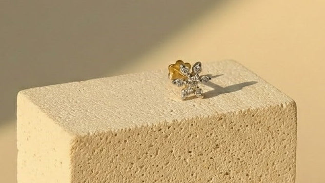 Vandana 0.10 Carat Nose Stud
