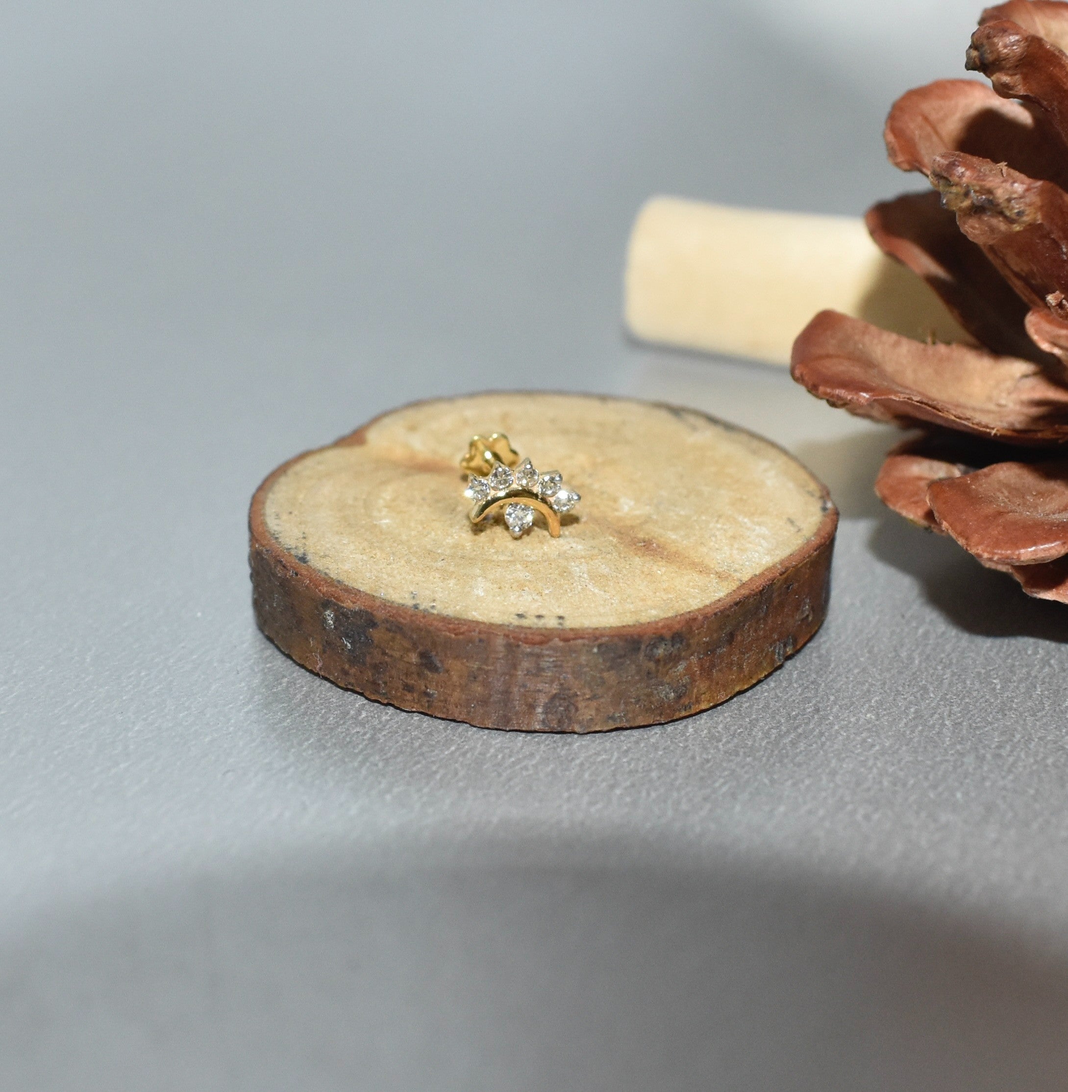 Chandrabindu 0.11 Carat Nose Stud