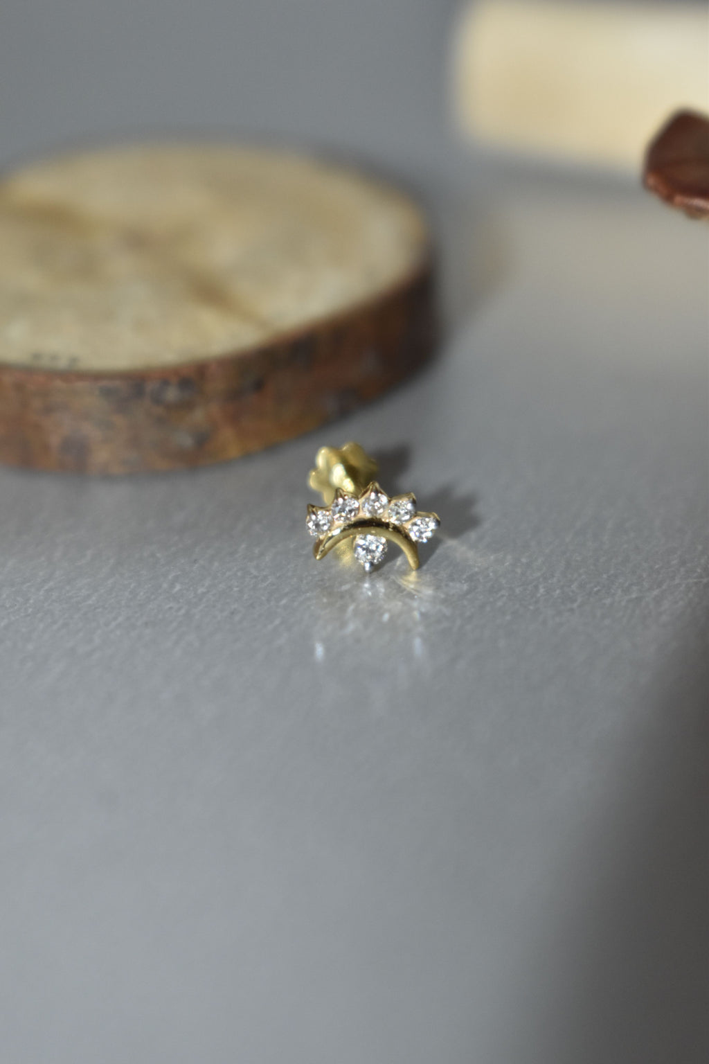 Chandrabindu 0.11 Carat Nose Stud