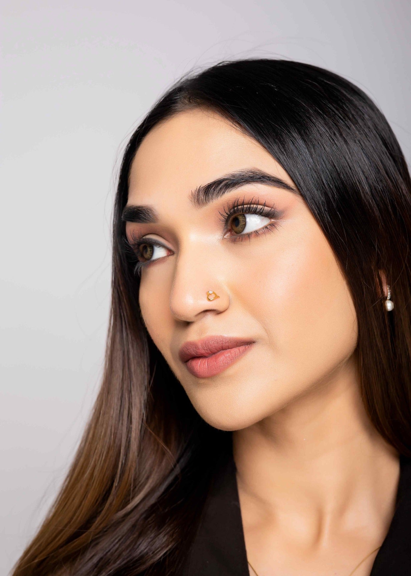 Keily Heart Nose Stud