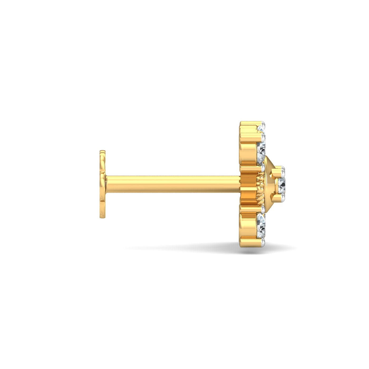 Garnished Square Nose Stud