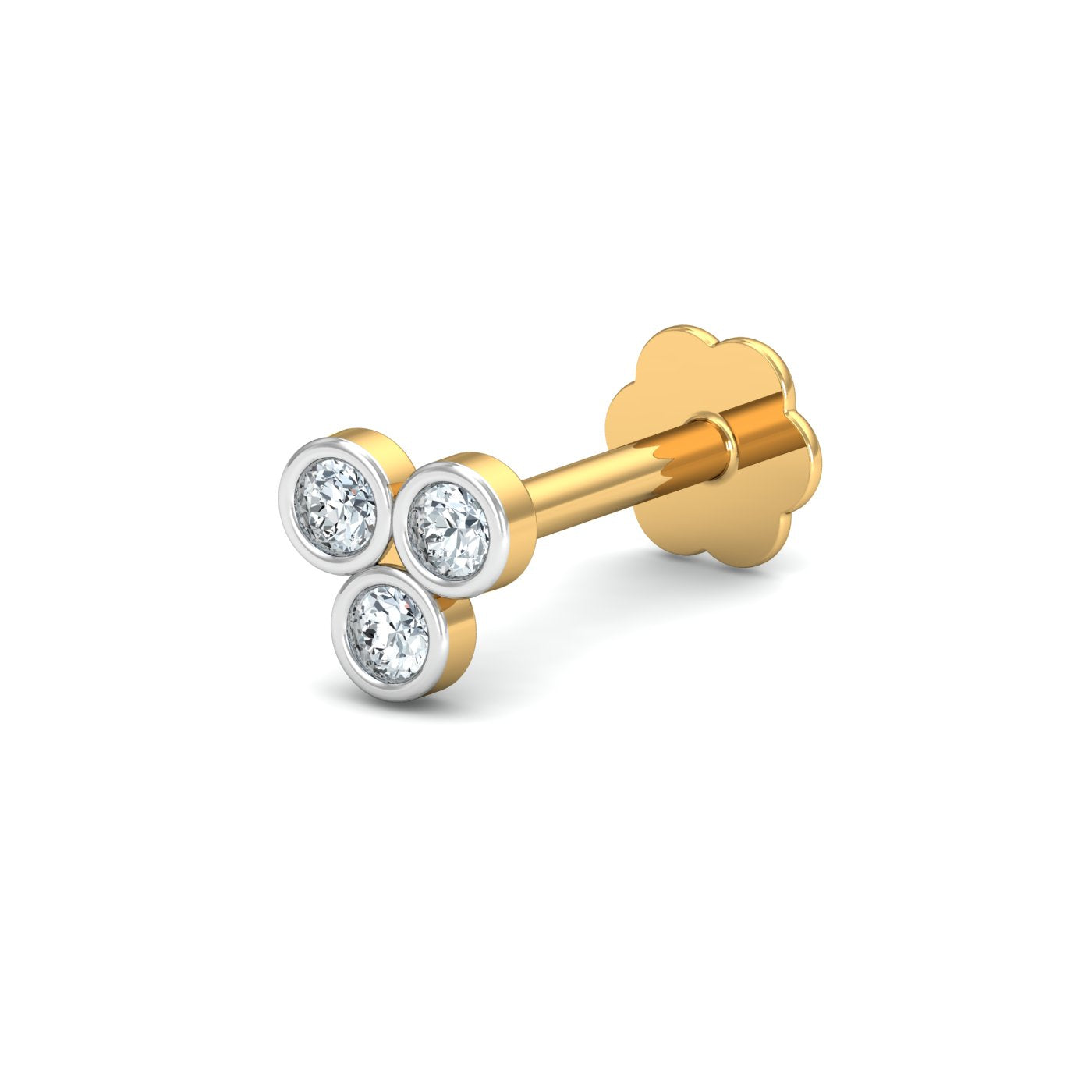 Triple-Circular Nose Stud