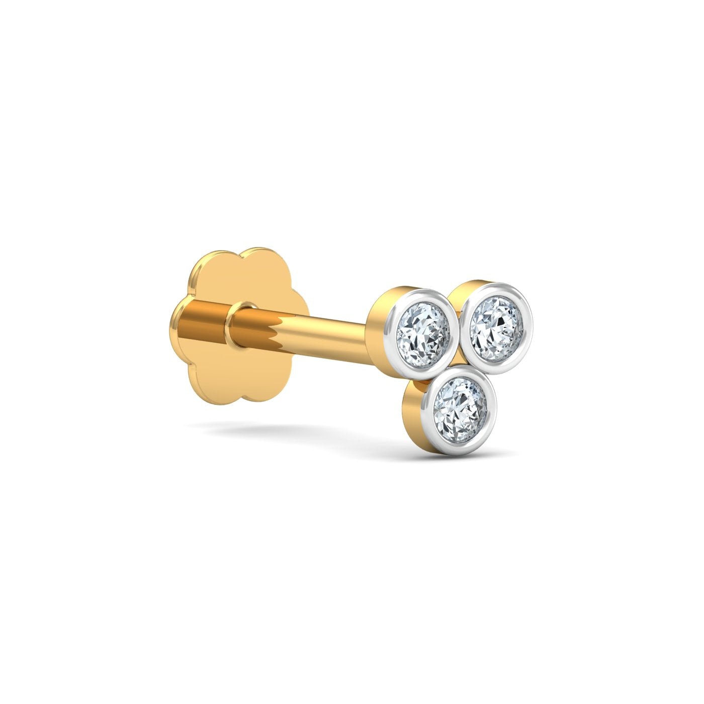 Triple-Circular Nose Stud