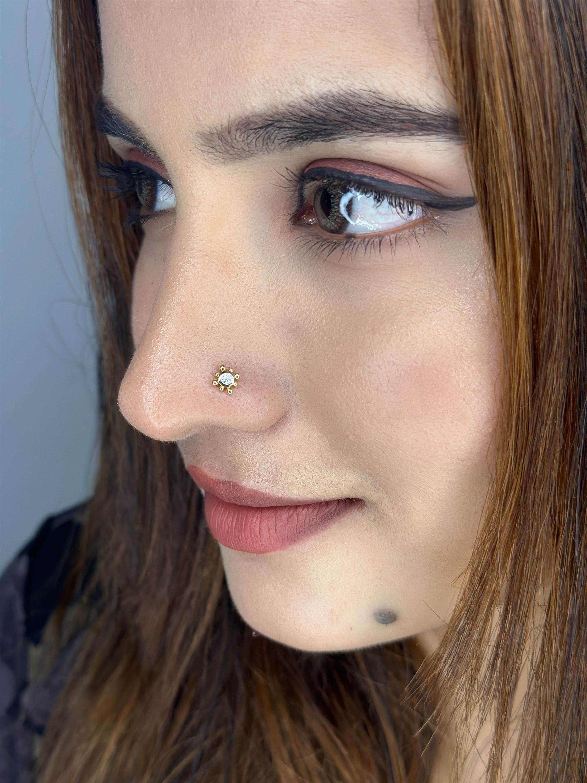 Beaded  Nose Stud