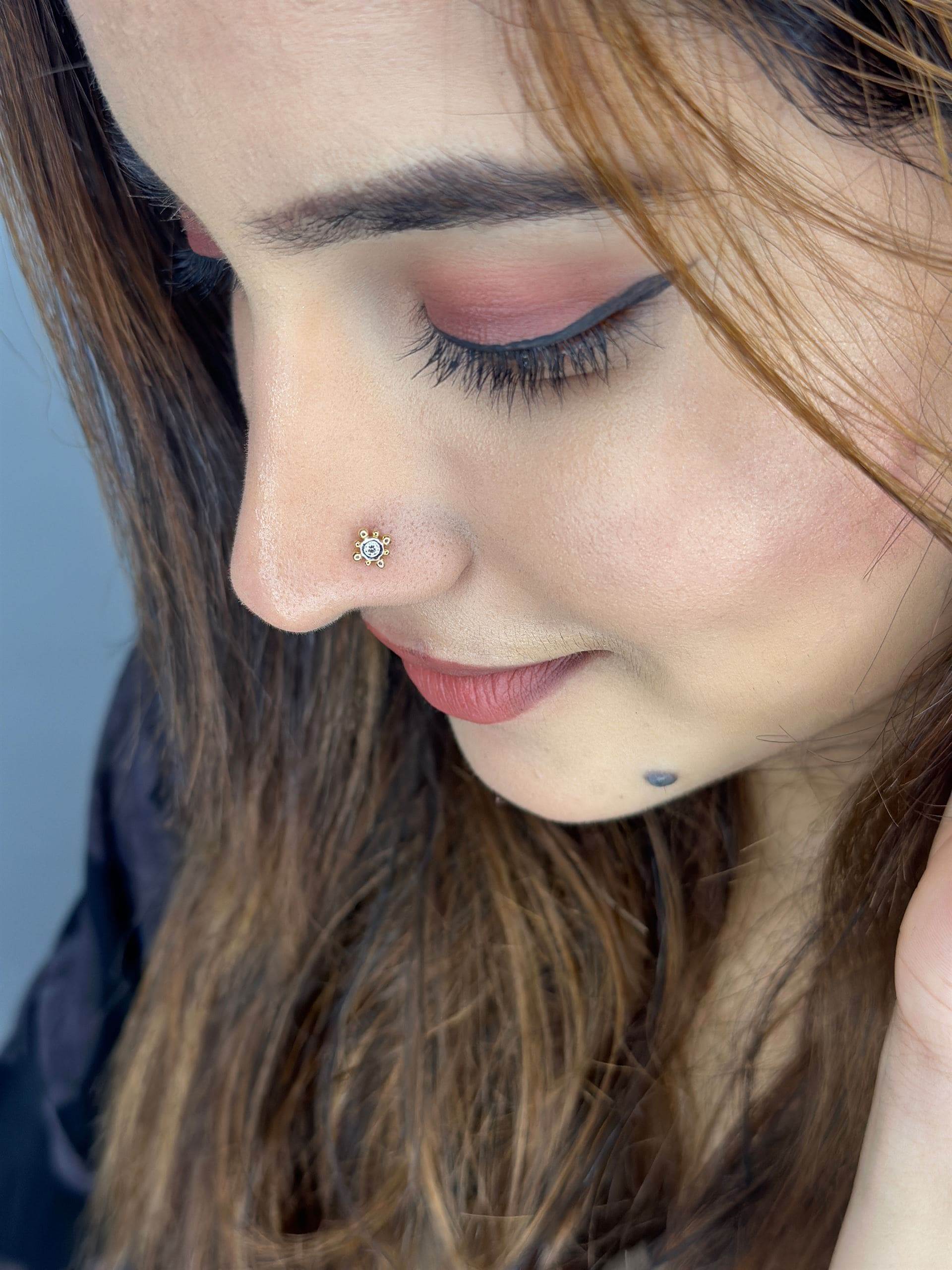 Beaded  Nose Stud