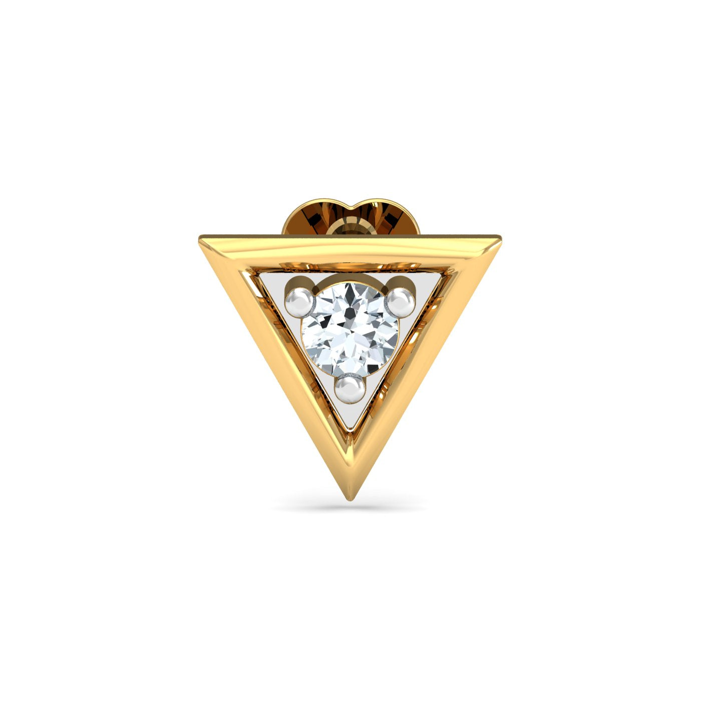 Trikona Nose Stud