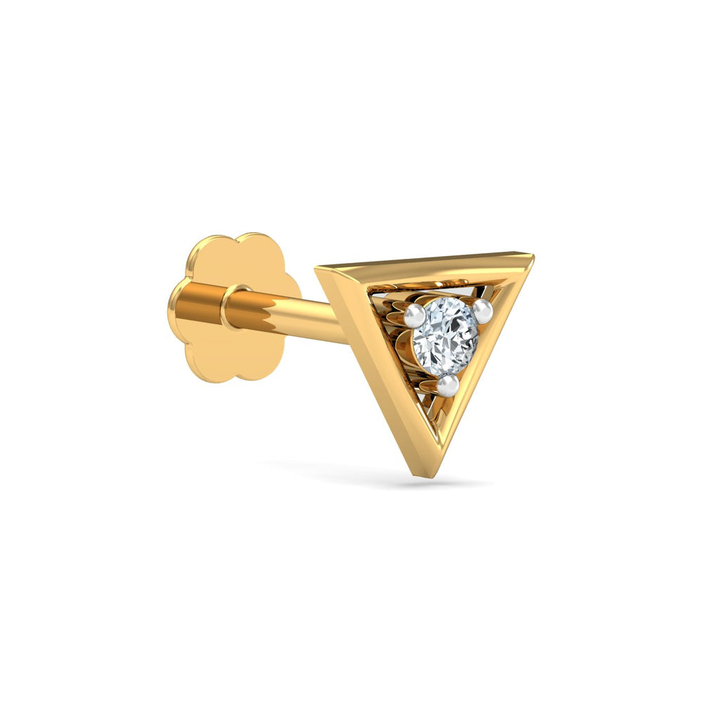Trikona Nose Stud