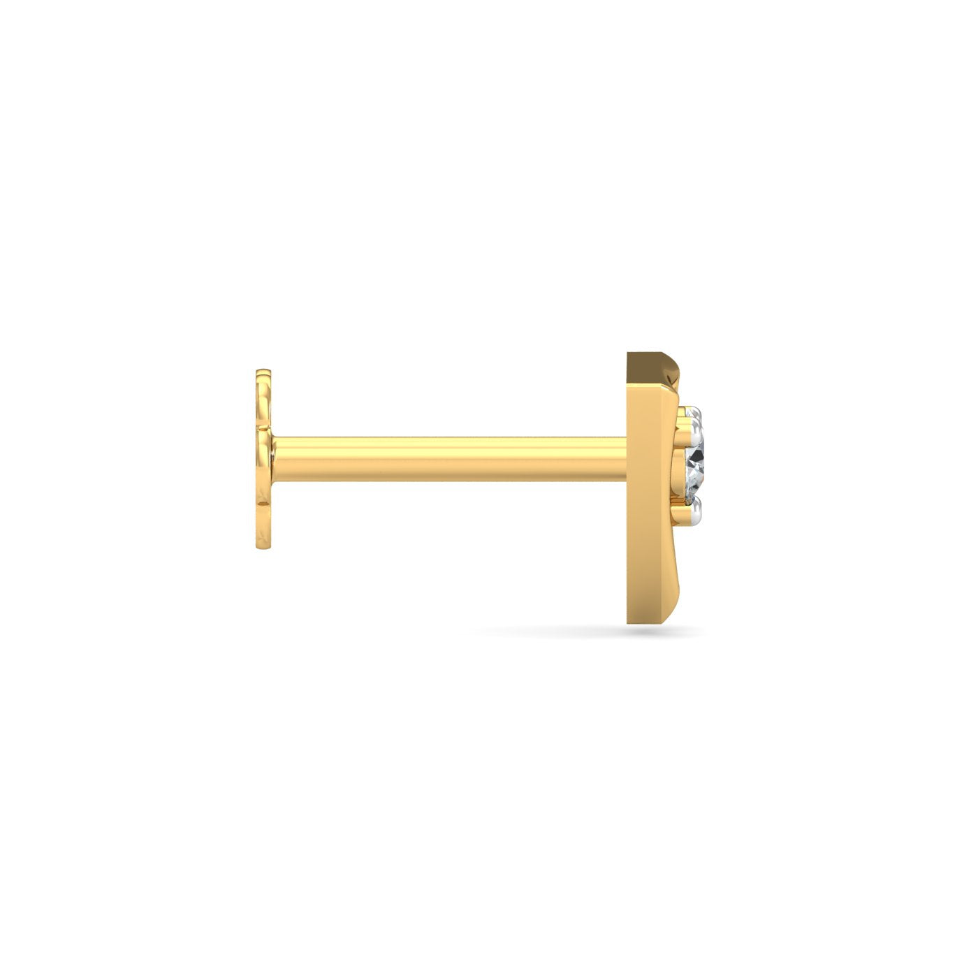 Trikona Nose Stud