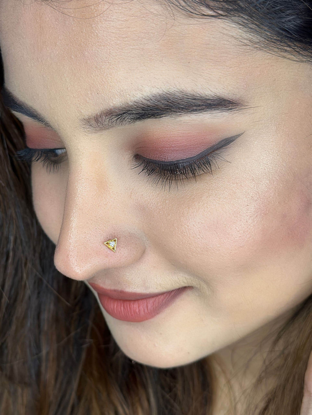 Trikona Nose Stud
