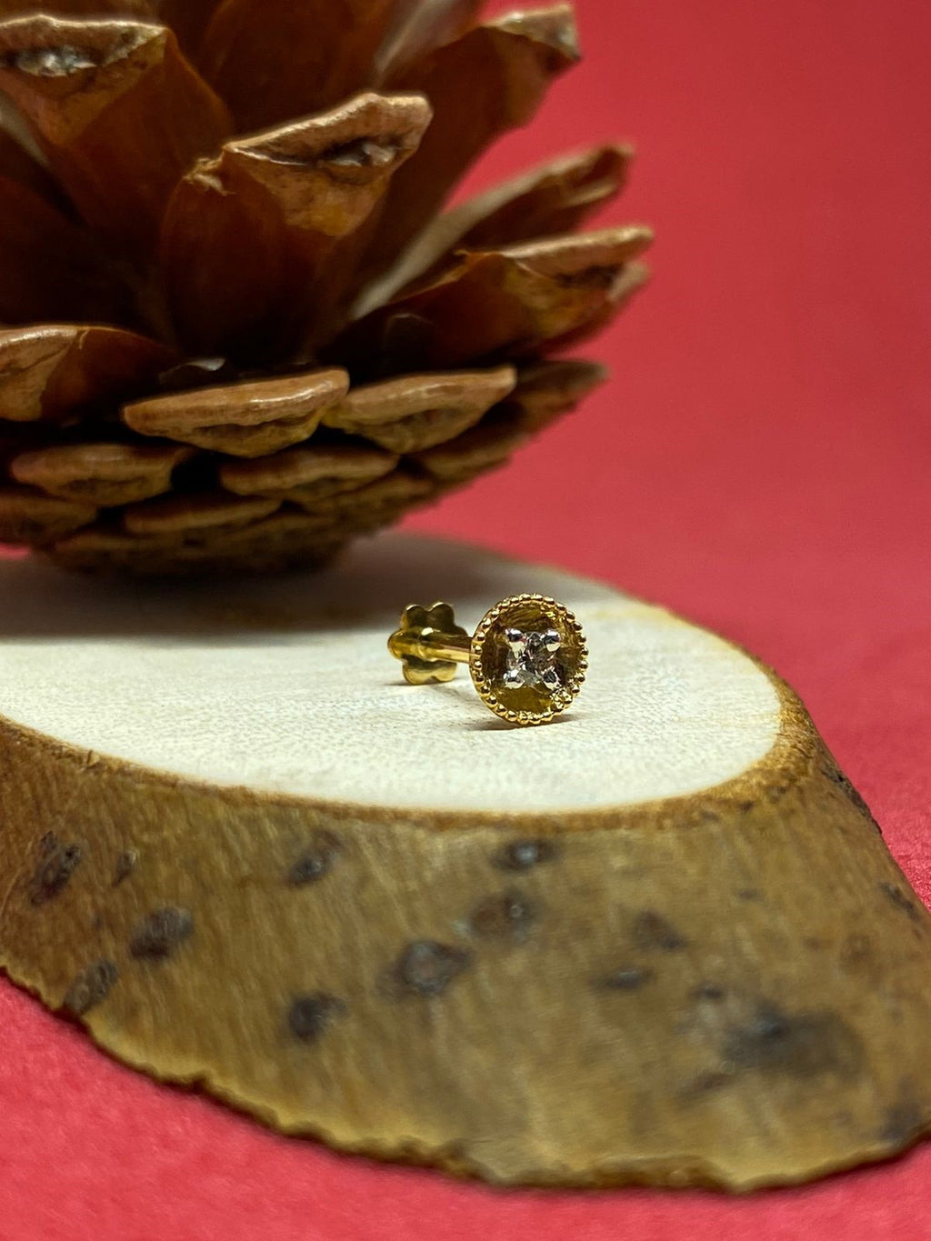 Diamond Hemisphere Nose Stud