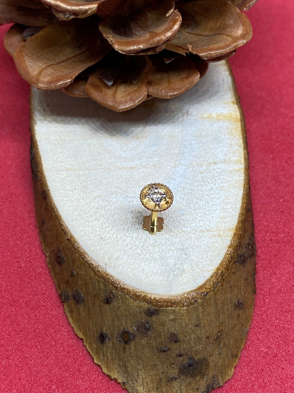 Diamond Hemisphere Nose Stud