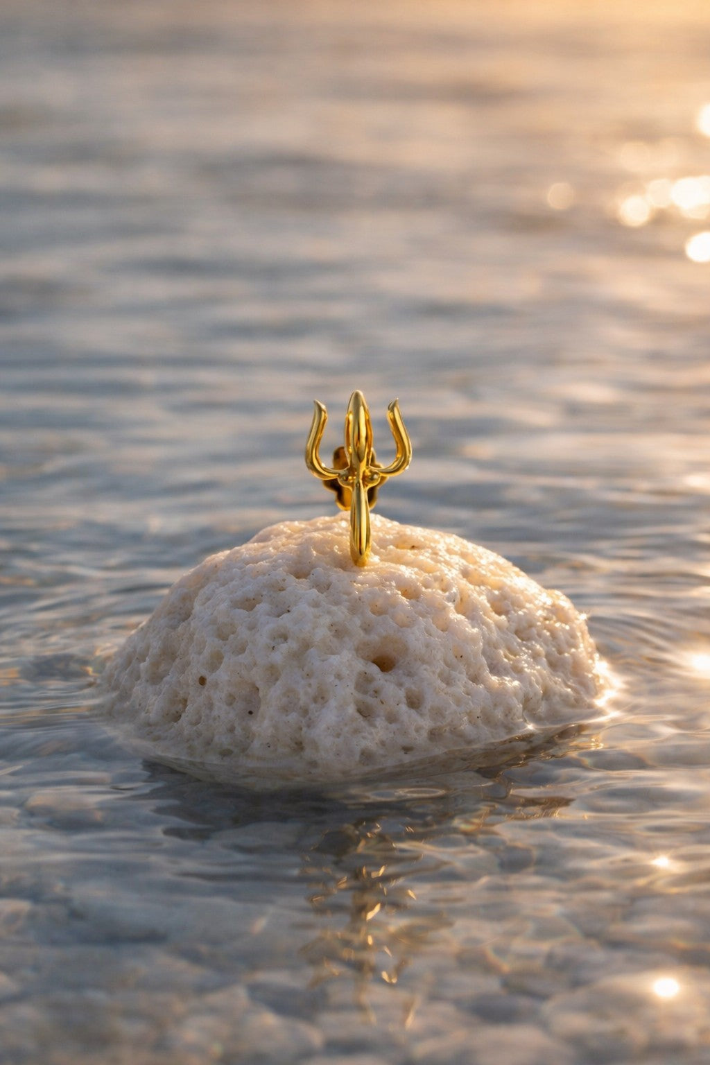 Trident Gold Nose Stud