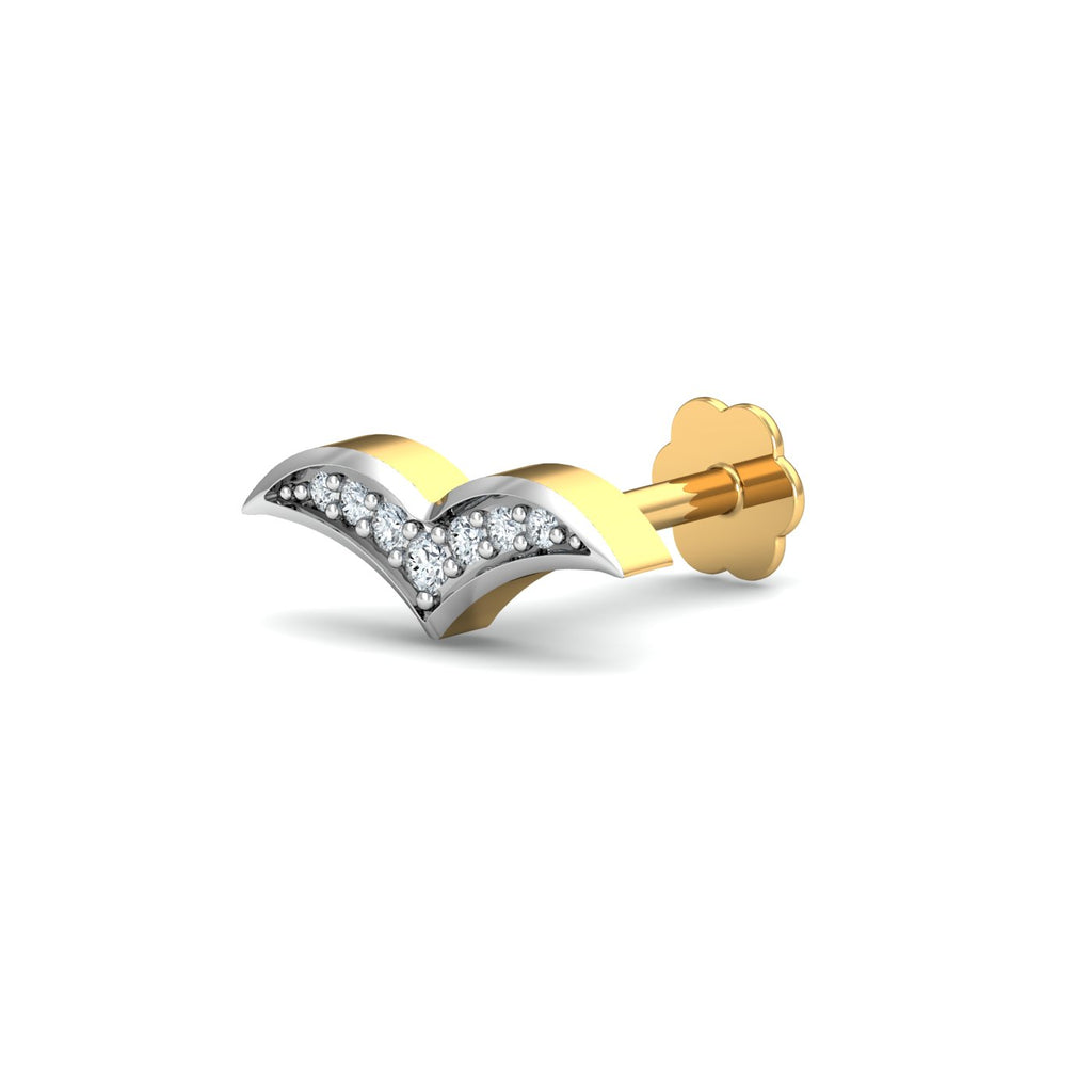 Flying Bird Nose Stud