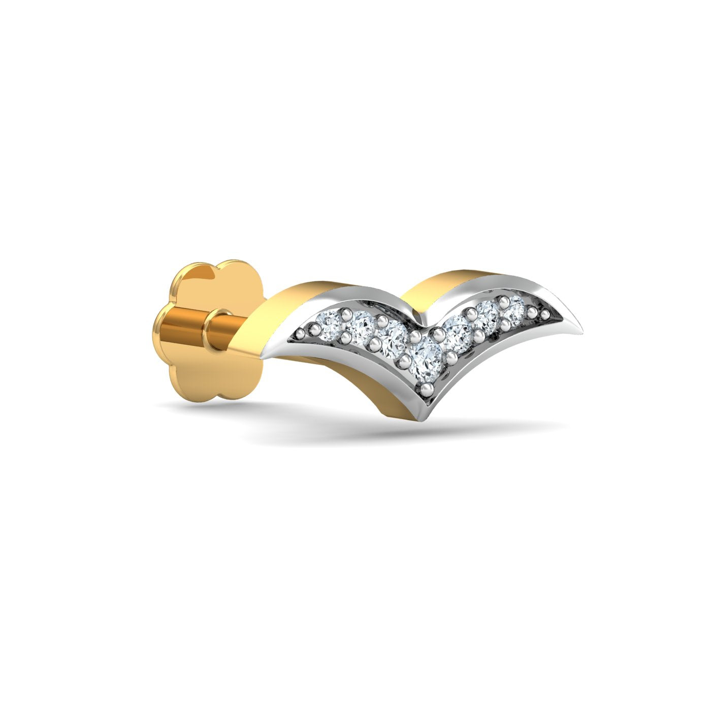Flying Bird Nose Stud