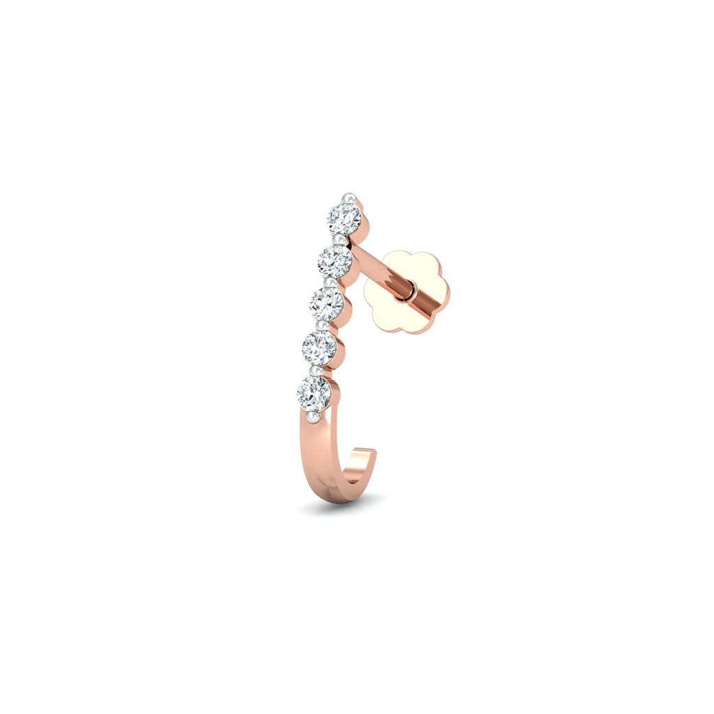 Aalamb J-shaped Nose Stud