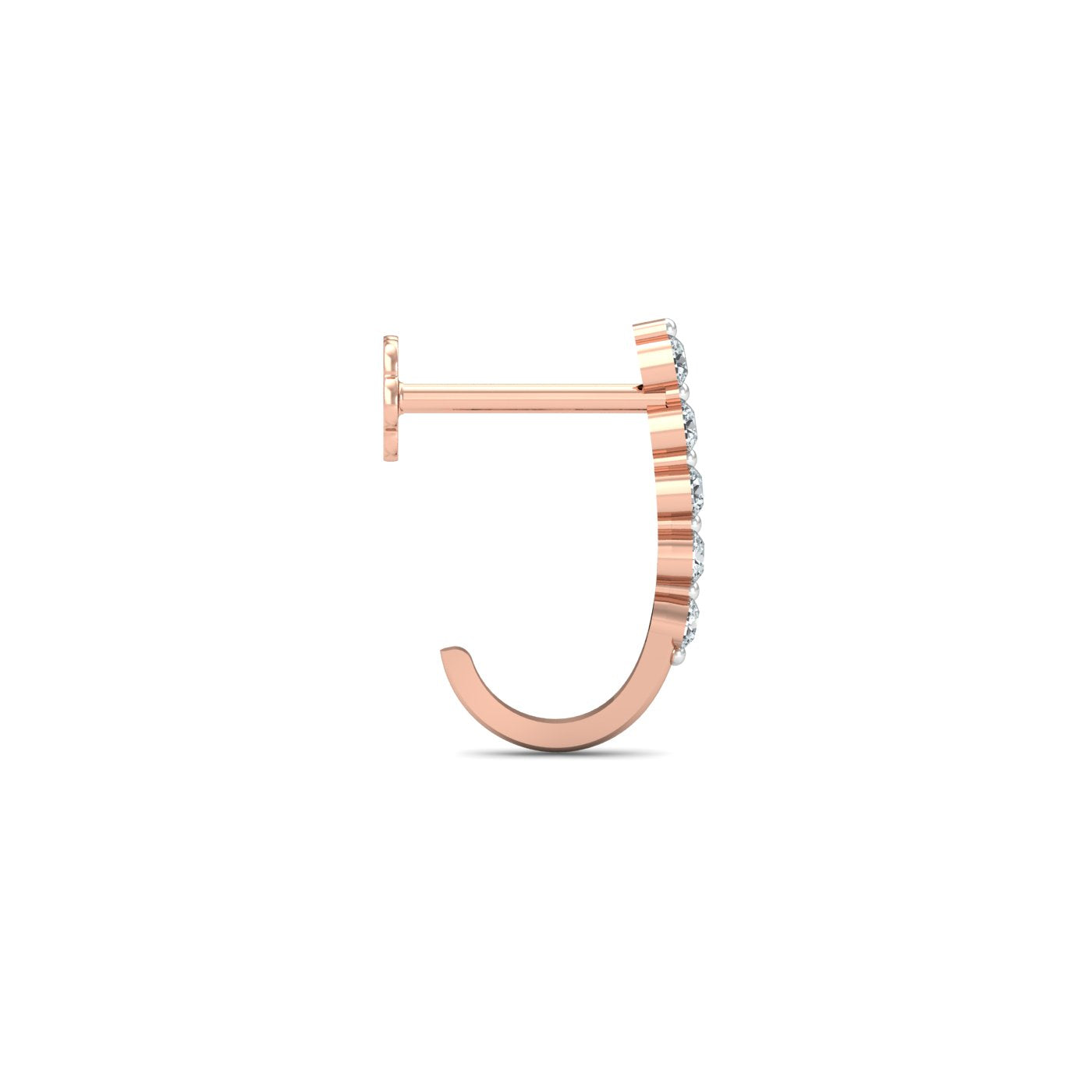 Aalamb J-shaped Nose Stud