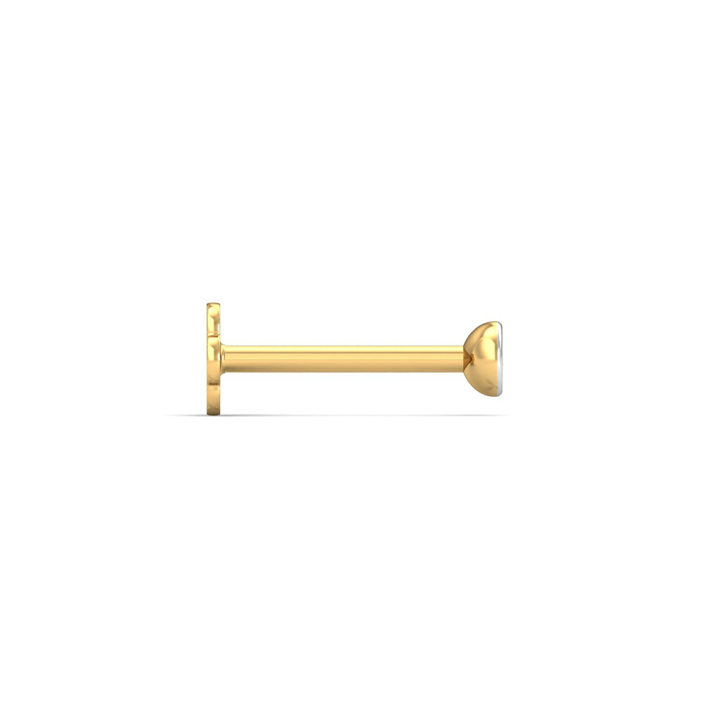 Bezel 2 Cent Nose Stud