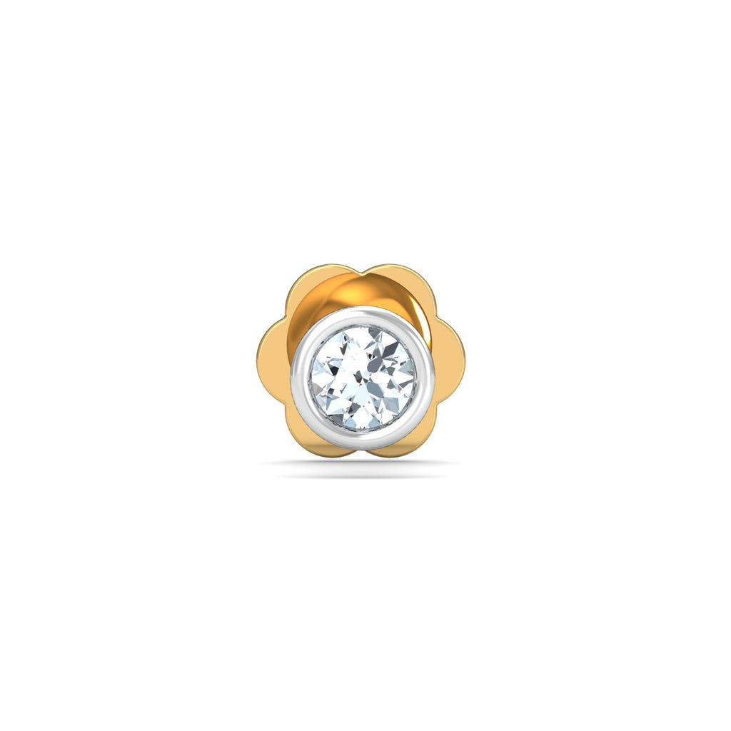 Bezel 3 Cent Nose Stud